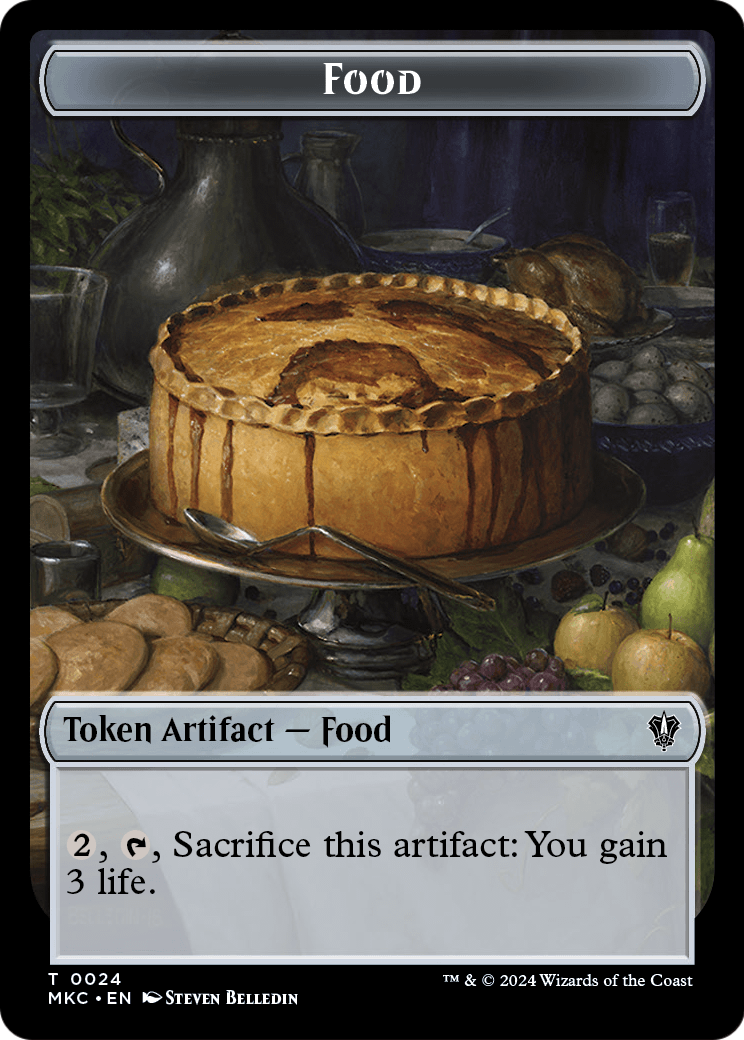 Food (TMKC-024) [Murders at Karlov Manor Commander Tokens]
