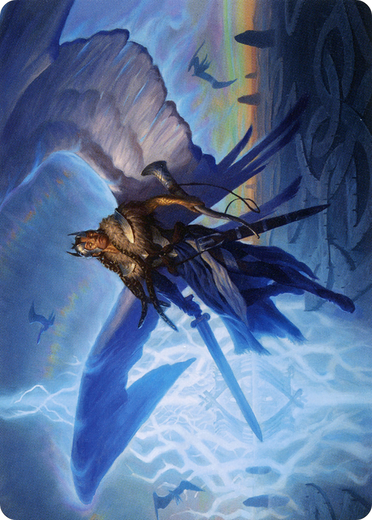 Righteous Valkyrie // Righteous Valkyrie (ASKHM-006) (Borderless) [Art Series: Kaldheim]