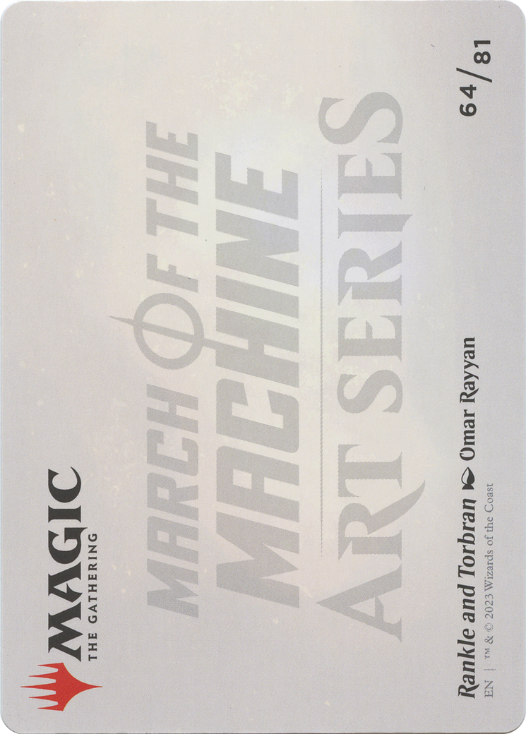 Rankle and Torbran // Rankle and Torbran (AMOM-064) (Borderless) [March of the Machine Art Series]
