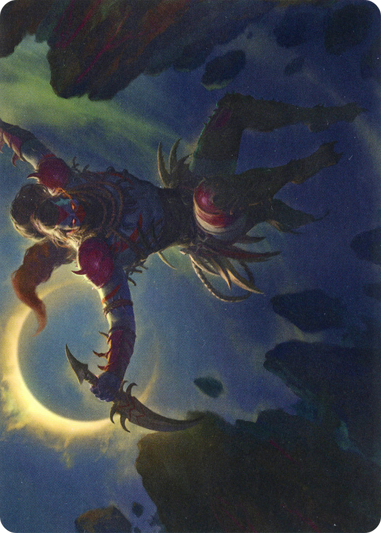 Nighthawk Scavenger // Nighthawk Scavenger (AZNR-058) (Borderless) [Zendikar Rising Art Series] Foil