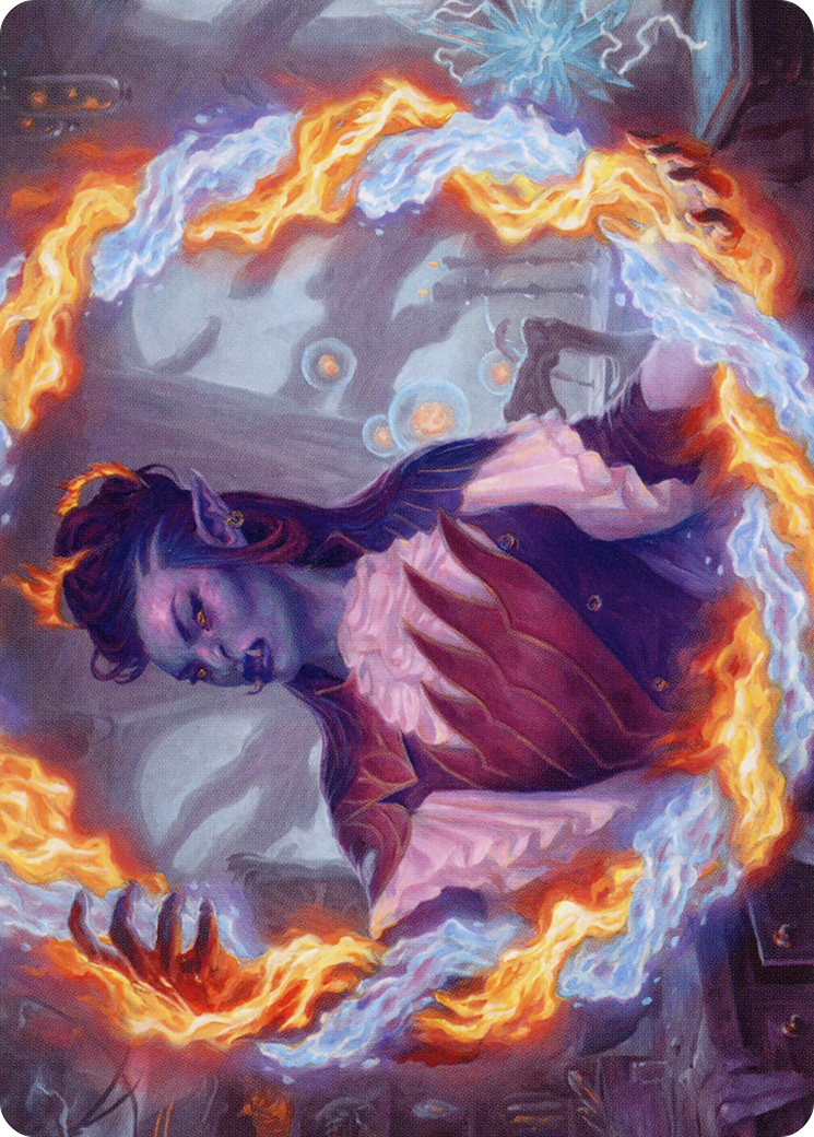 Rootha, Mercurial Artist // Rootha, Mercurial Artist (ASTX-038) (Borderless) [Strixhaven Art Series]