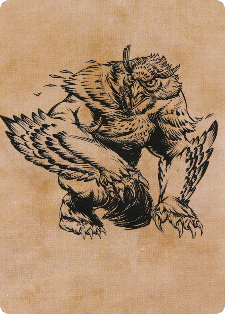 Owlbear // Owlbear (AAFR-076) (Borderless) [Adventures in the Forgotten Realms Art Series]