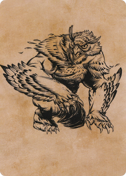 Owlbear // Owlbear (AAFR-076) (Borderless) [Adventures in the Forgotten Realms Art Series]