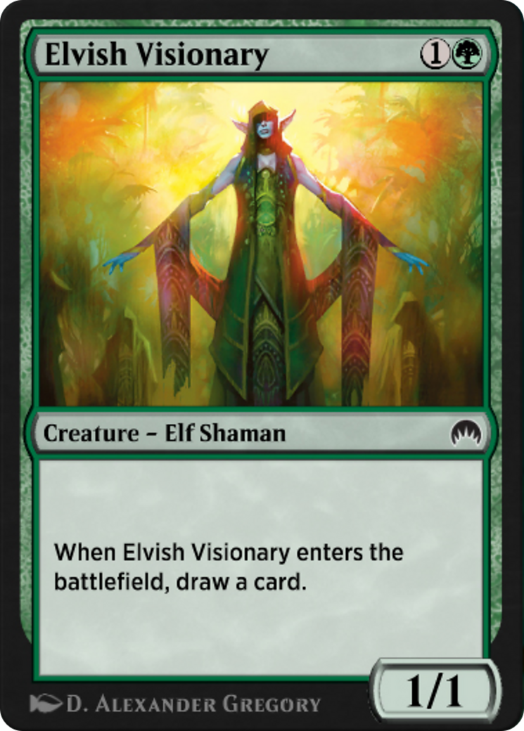 Elvish Visionary (HA1-013) [Historic Anthology 1]