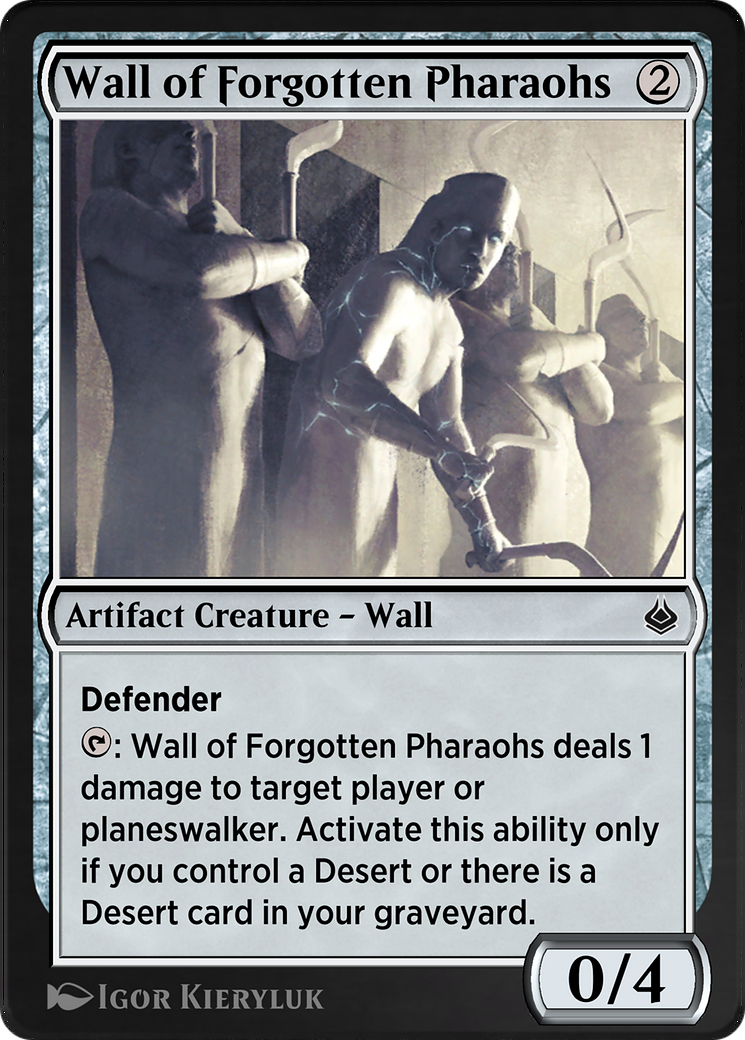 Wall of Forgotten Pharaohs (AKR-282) [Amonkhet Remastered]
