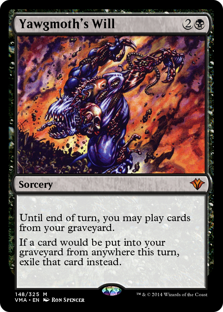 Yawgmoth's Will (VMA-148) [Vintage Masters] Foil
