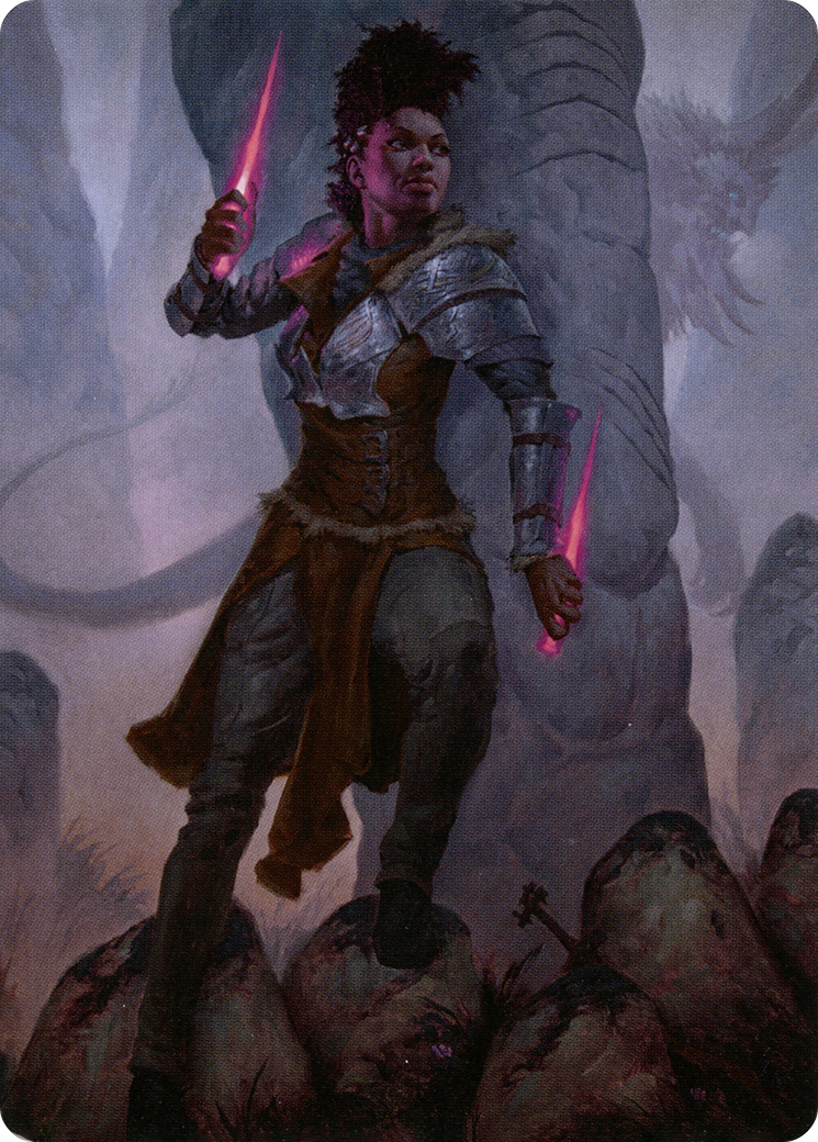 Kaya the Inexorable // Kaya the Inexorable (ASKHM-058) (Borderless) [Art Series: Kaldheim]