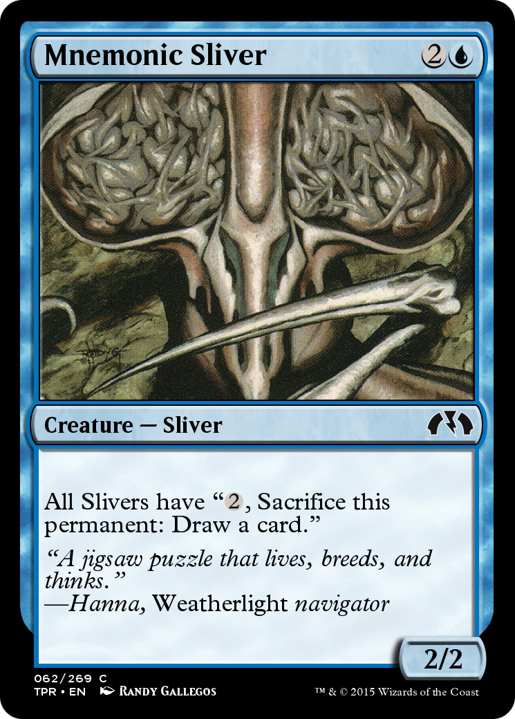 Mnemonic Sliver (TPR-062) [Tempest Remastered] Foil
