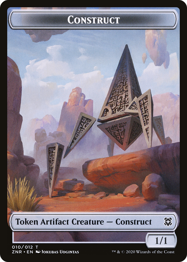 Construct (TZNR-010) [Zendikar Rising Tokens] Foil