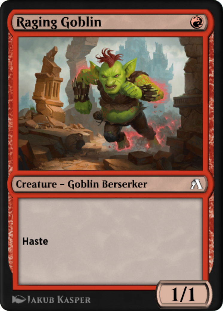 Raging Goblin (OANA-043) [Arena New Player Experience Cards]