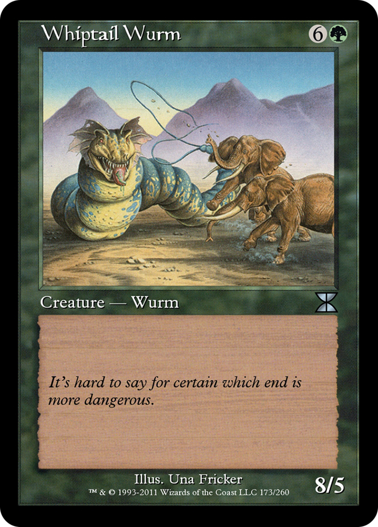 Whiptail Wurm (ME4-173) [Masters Edition IV] Foil