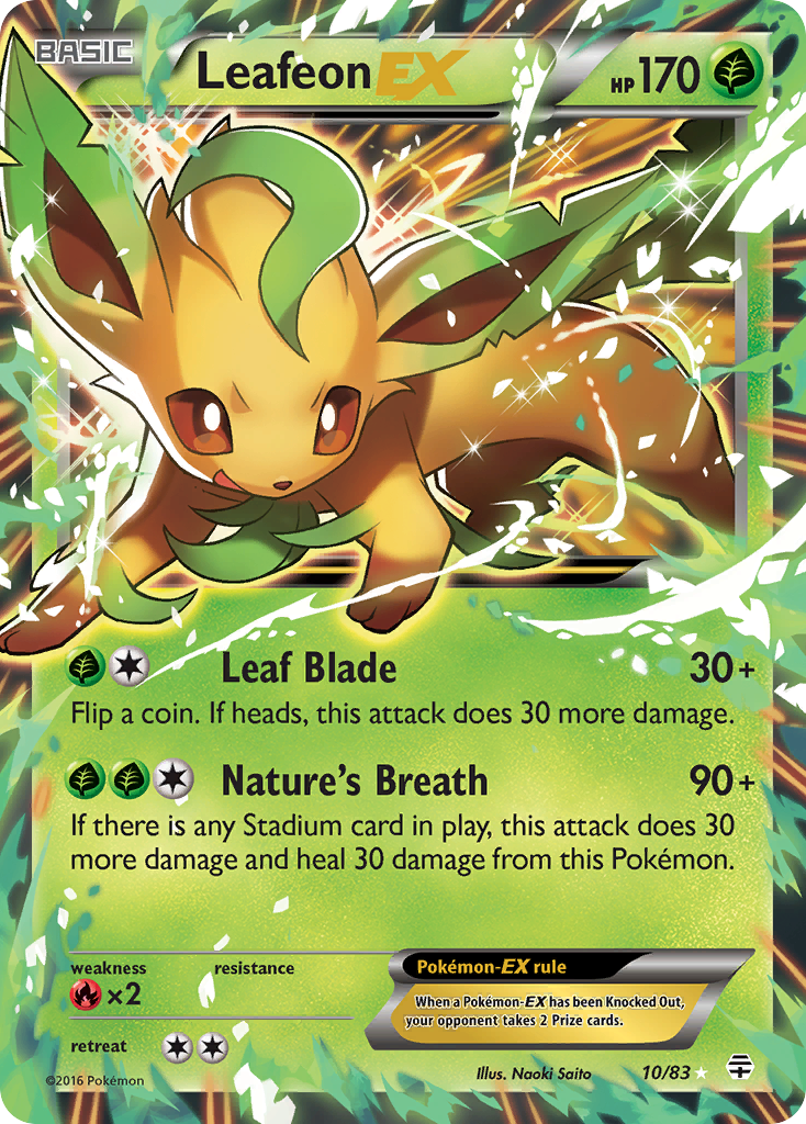 Leafeon EX (10/83) [XY: Générations]