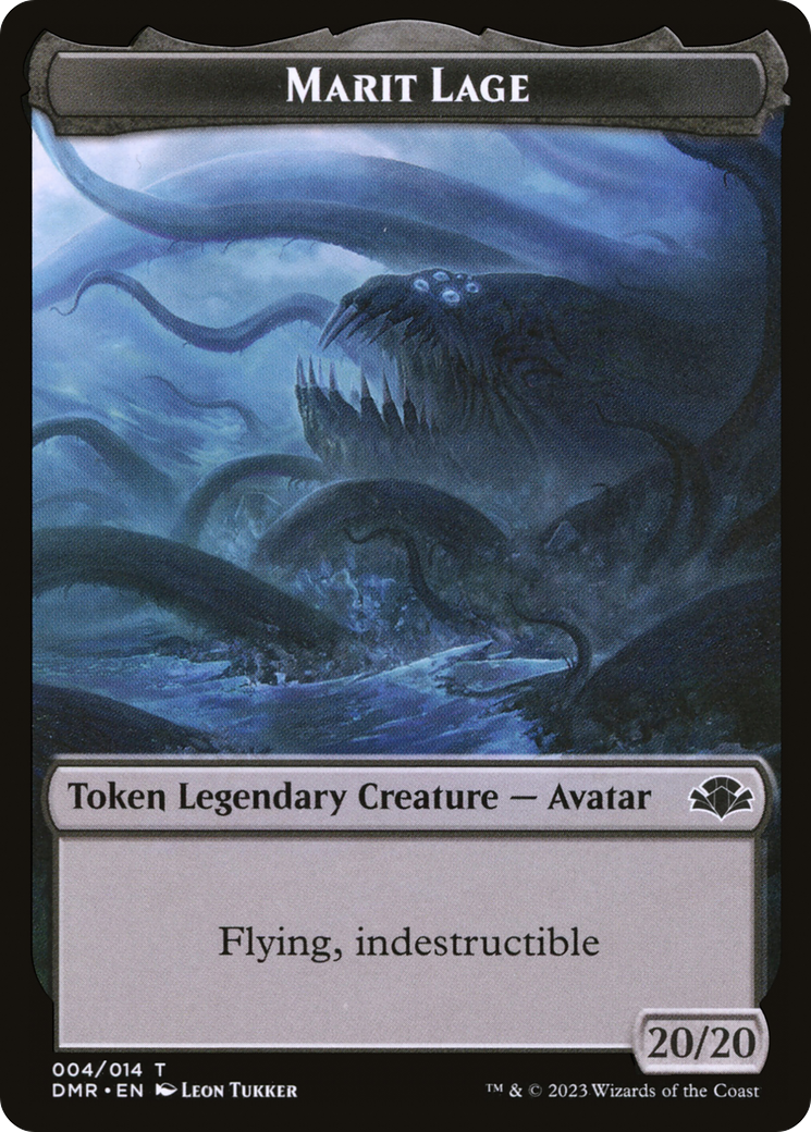 Marit Lage (TDMR-004) [Dominaria Remastered Tokens]