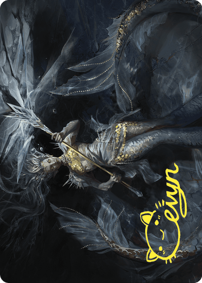 Sharae of Numbing Depths // Sharae of Numbing Depths (AWOE-032) (Borderless) [Wilds of Eldraine Art Series] Foil
