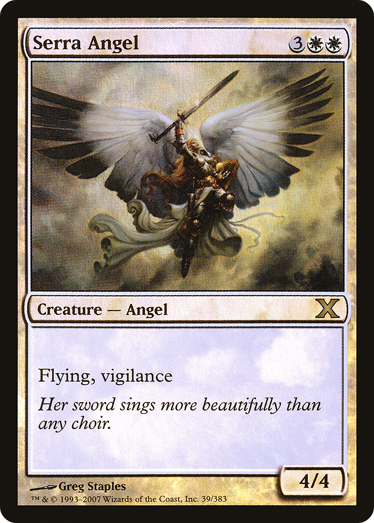 Serra Angel (10E-39★) [Tenth Edition] Foil