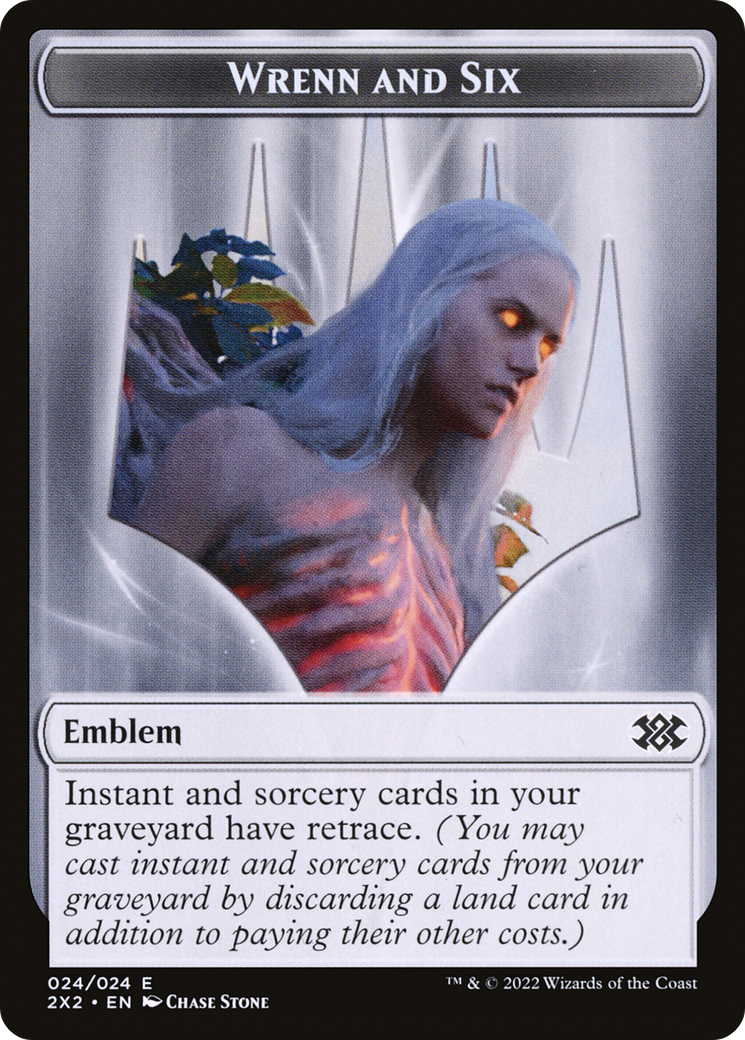 Wrenn and Six Emblem (T2X2-024) [Double Masters 2022 Tokens]