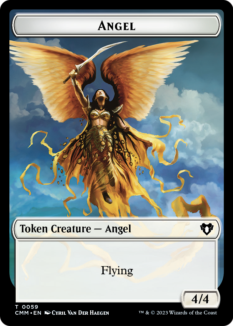 Angel (TCMM-059) [Commander Masters Tokens]