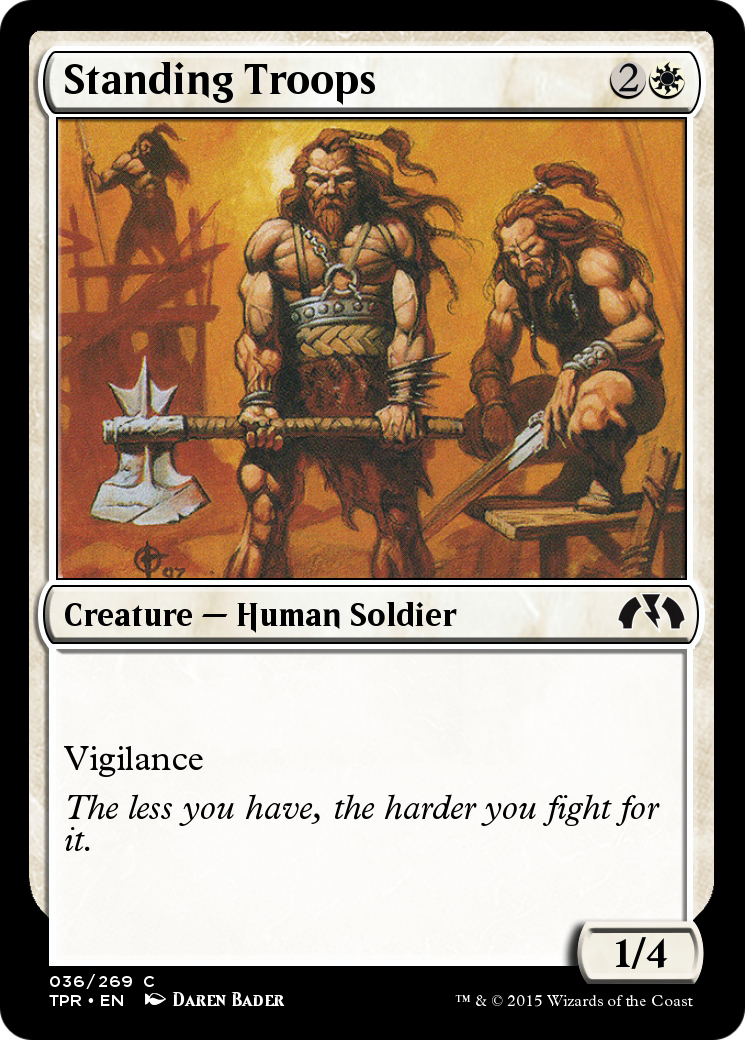Standing Troops (TPR-036) [Tempest Remastered] Foil