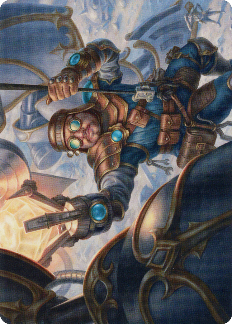 Powerstone Engineer // Powerstone Engineer (ABRO-002) (Borderless) [The Brothers' War Art Series] Foil
