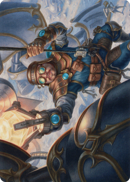 Powerstone Engineer // Powerstone Engineer (ABRO-002) (Borderless) [The Brothers' War Art Series] Foil