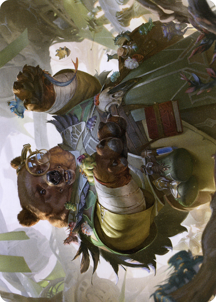 Professor of Zoomancy // Professor of Zoomancy (ASTX-018) (Borderless) [Strixhaven Art Series] Foil