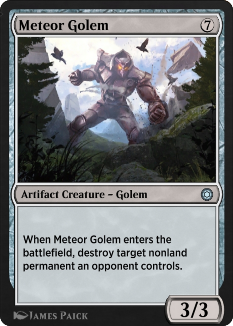 Meteor Golem (HBG-260) [Alchemy Horizons: Baldur's Gate]