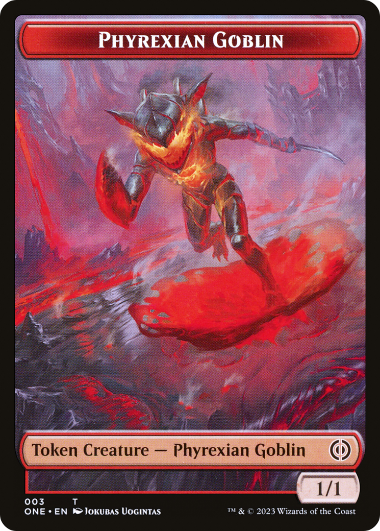 Phyrexian Goblin (TONE-003) [Phyrexia: All Will Be One Tokens]