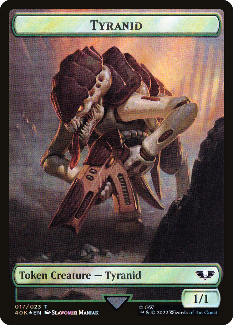Tyranid (T40K-17★) [Warhammer 40,000 Tokens] Foil