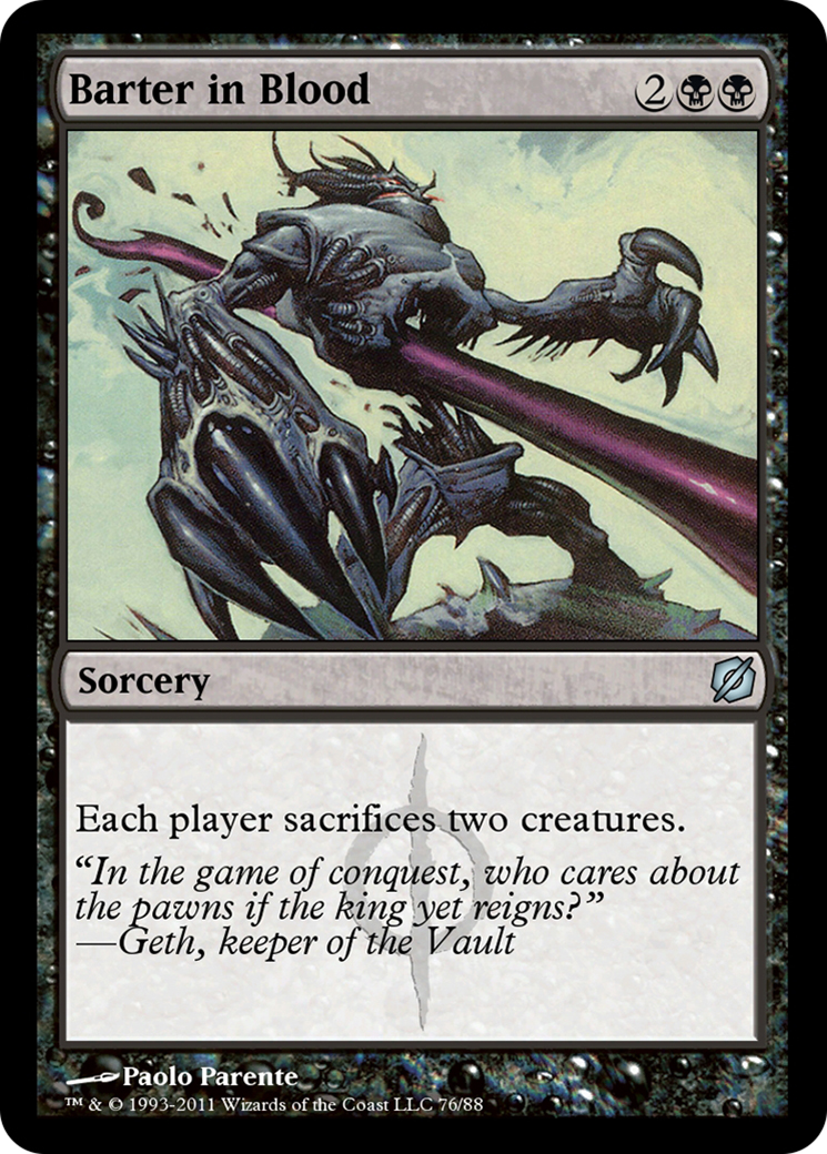 Barter in Blood (TD2-076) [Duel Decks: Mirrodin Pure vs. New Phyrexia]