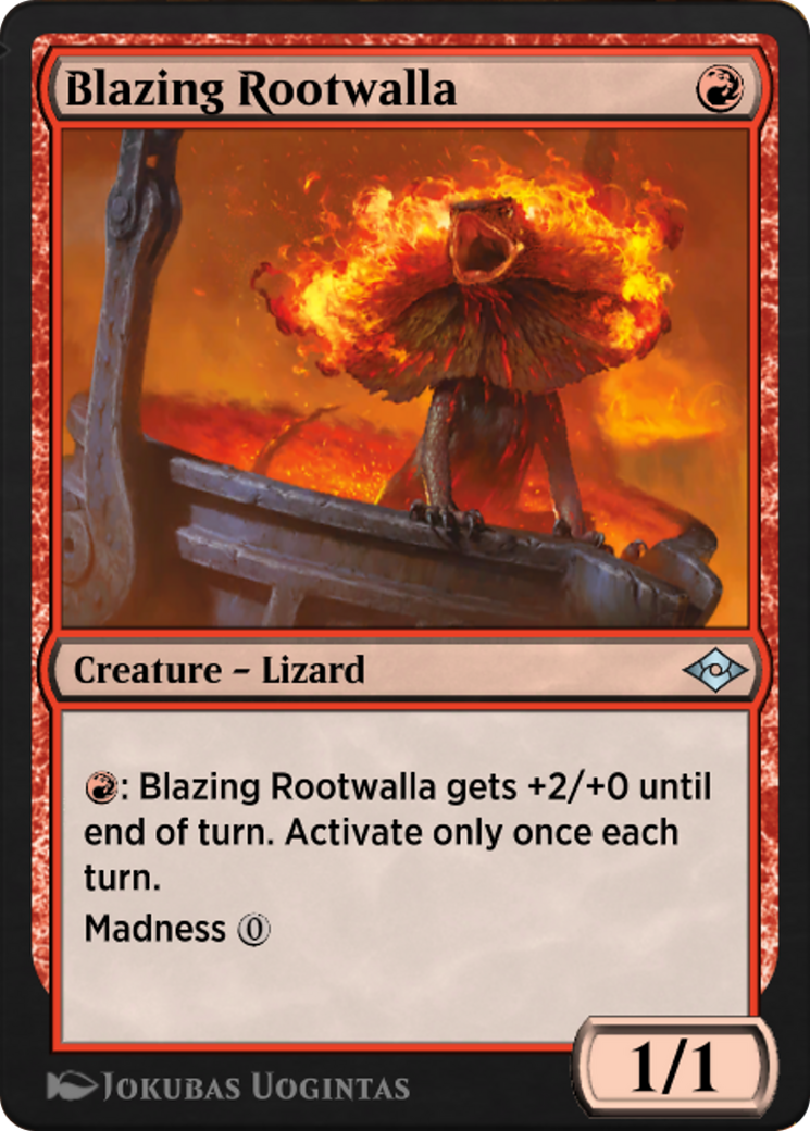 Blazing Rootwalla (J21-418) [Jumpstart: Historic Horizons]