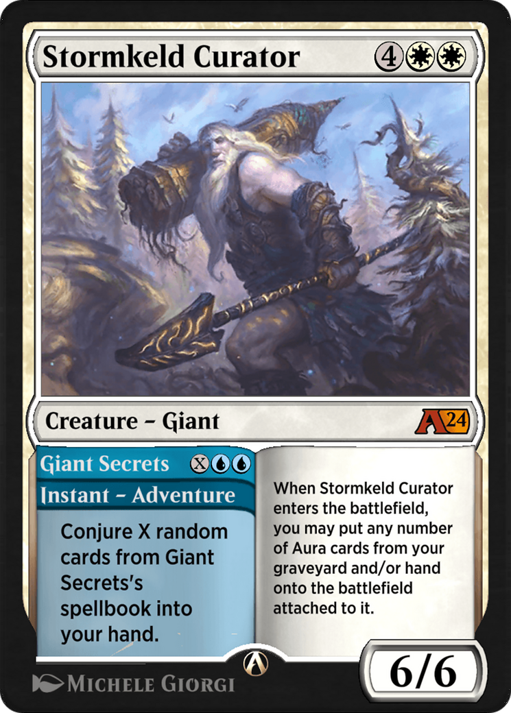 Stormkeld Curator // Giant Secrets (YWOE-026) [Alchemy: Wilds of Eldraine]