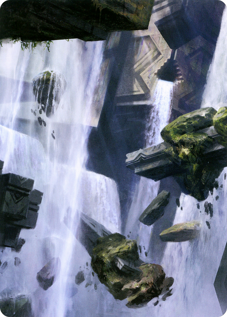 Island // Island (AZNR-010) (Borderless) [Zendikar Rising Art Series] Foil
