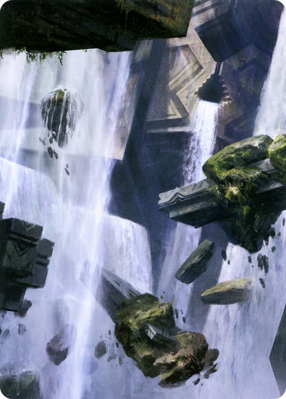 Island // Island (AZNR-010) (Borderless) [Zendikar Rising Art Series] Foil