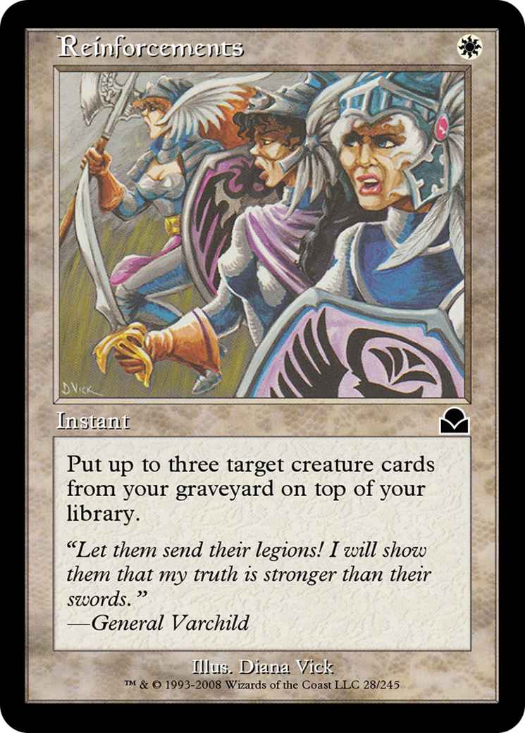 Reinforcements (ME2-028) [Masters Edition II] Foil