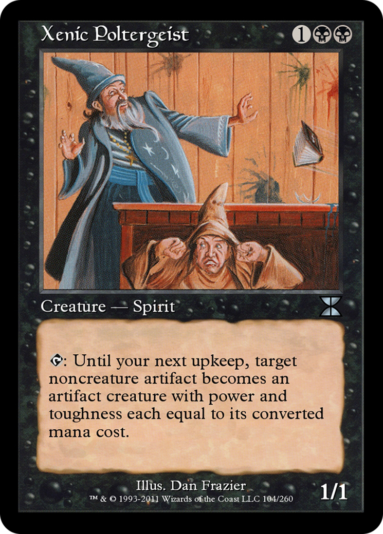 Xenic Poltergeist (ME4-104) [Masters Edition IV] Foil