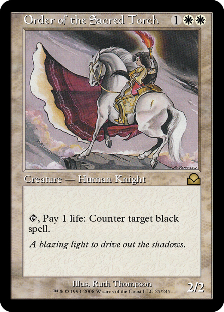 Order of the Sacred Torch (ME2-025) [Masters Edition II]