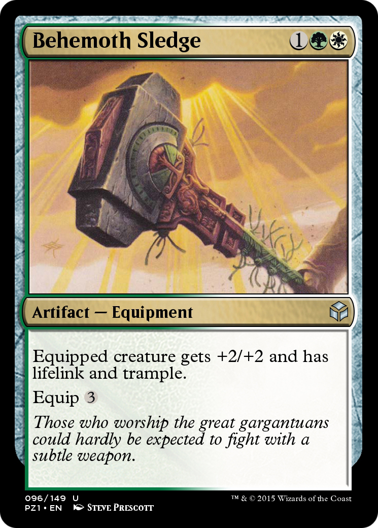Behemoth Sledge (PZ1-096) [Legendary Cube Prize Pack]