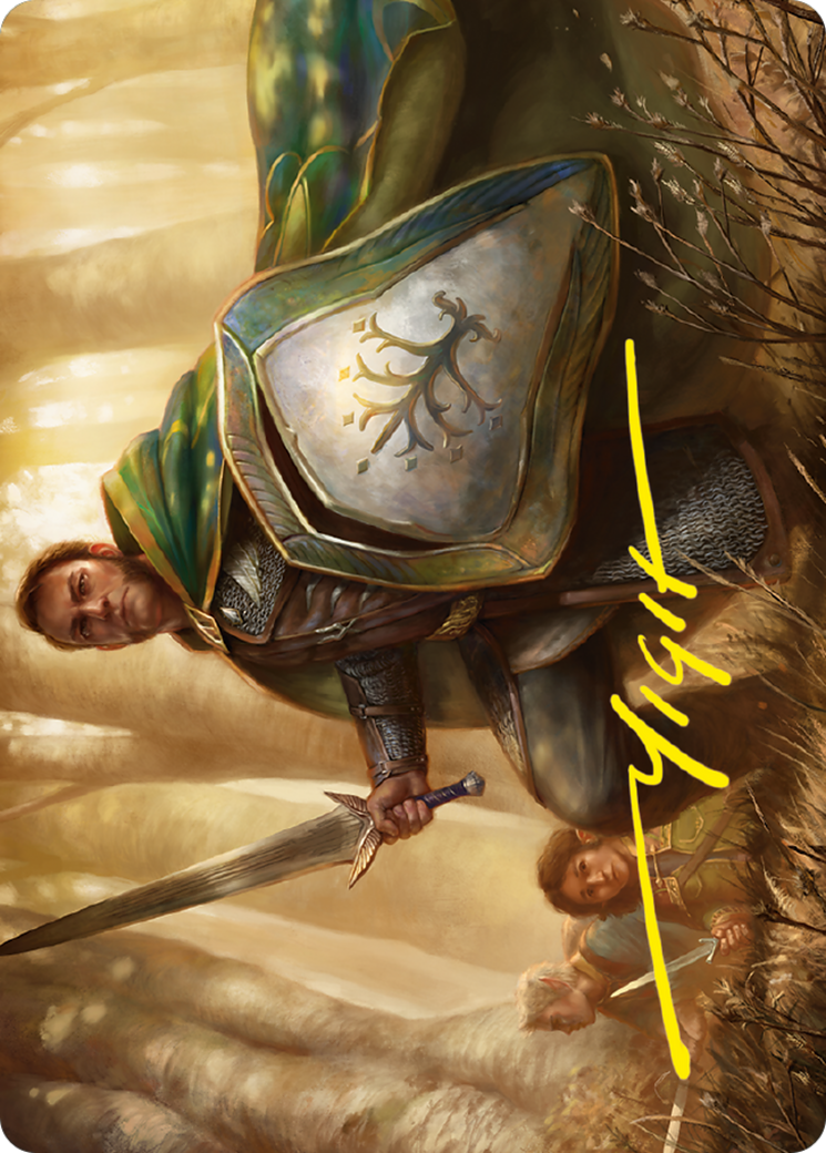 Boromir, Warden of the Tower // Boromir, Warden of the Tower (ALTR-001) (Borderless) [Tales of Middle-earth Art Series]