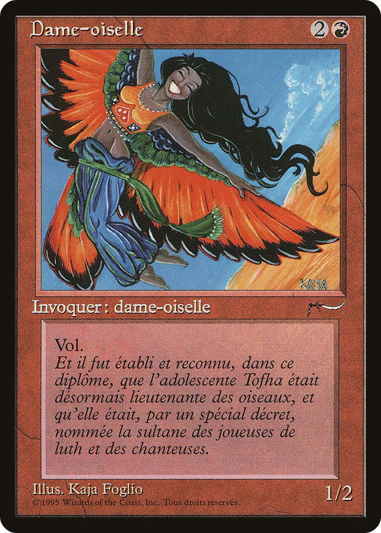 Bird Maiden (French) - "Dame-oiselle" (REN-074) [Renaissance]