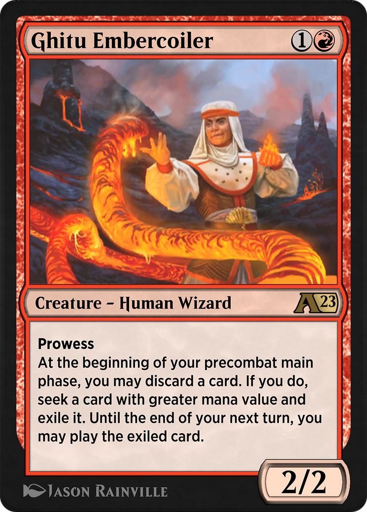 Ghitu Embercoiler (YDMU-012) [Alchemy: Dominaria]