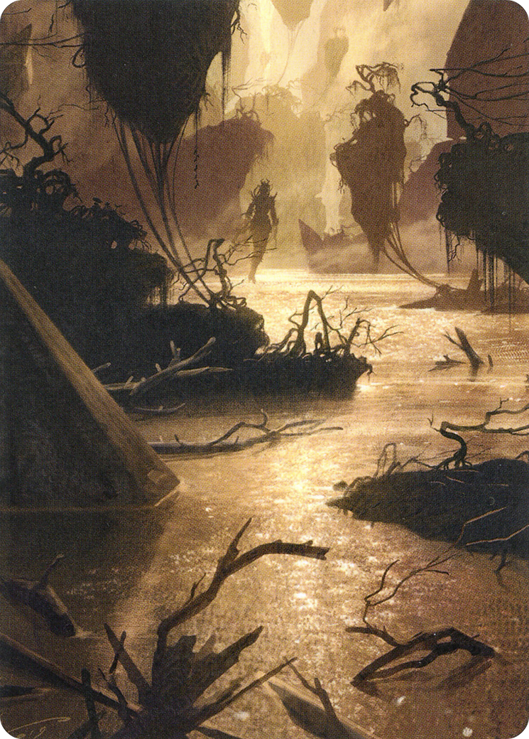 Murkwater Pathway // Murkwater Pathway (AZNR-026) (Borderless) [Zendikar Rising Art Series] Foil