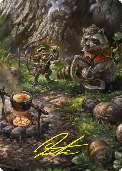 Sylvan Scavenging // Sylvan Scavenging (AFDN-046) (Borderless) [Foundations Art Series]