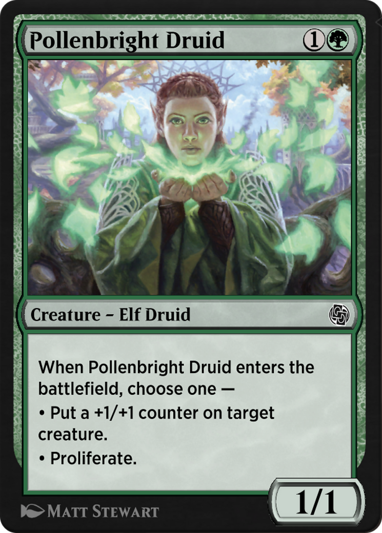 Pollenbright Druid (AJMP-173) [Jumpstart Arena Exclusives]