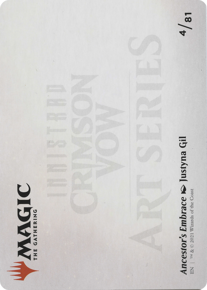 Ancestor's Embrace // Ancestor's Embrace (AVOW-004) (Borderless) [Crimson Vow Art Series] Foil