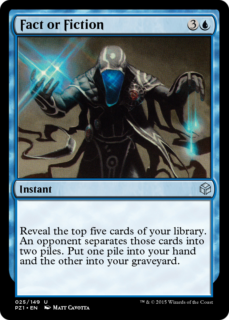 Fact or Fiction (PZ1-025) [Legendary Cube Prize Pack] Foil
