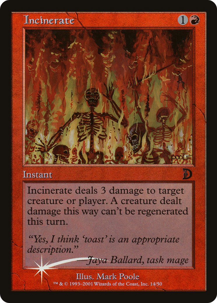 Incinerate (DKM-14★) [Deckmasters] Foil