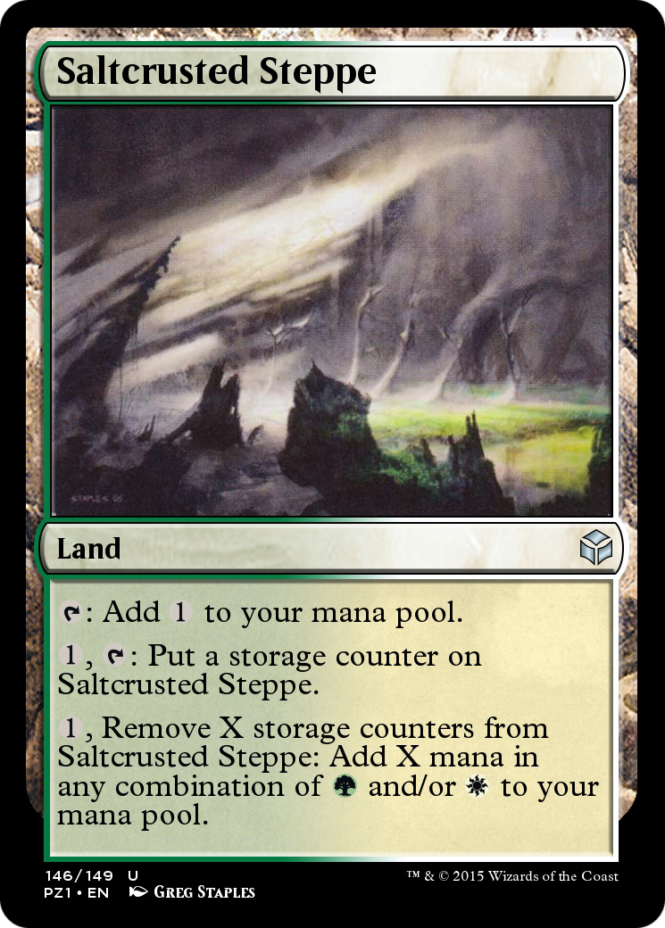 Saltcrusted Steppe (PZ1-146) [Legendary Cube Prize Pack]