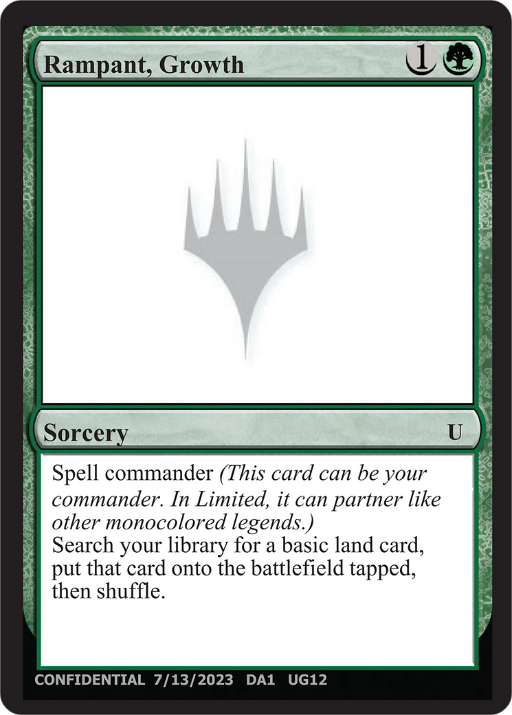 Rampant, Growth (UNK-UG12) [Unknown Event]