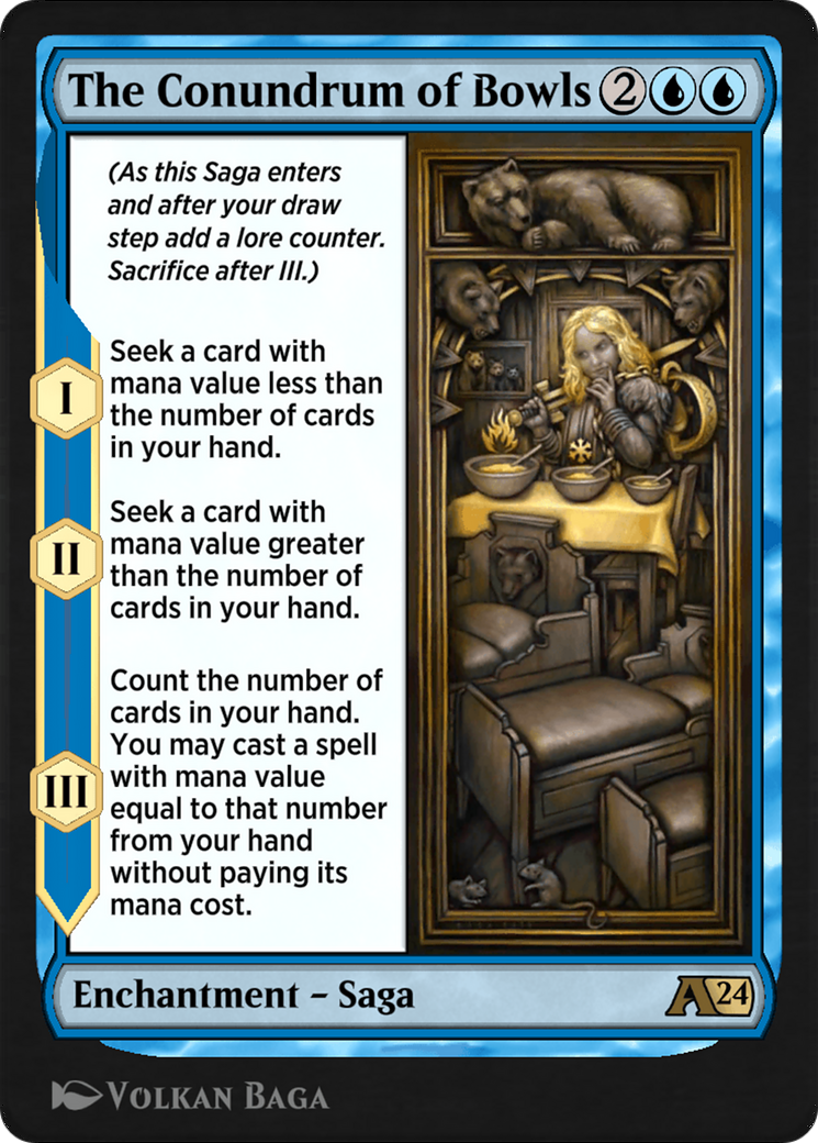 The Conundrum of Bowls (YWOE-003) [Alchemy: Wilds of Eldraine]