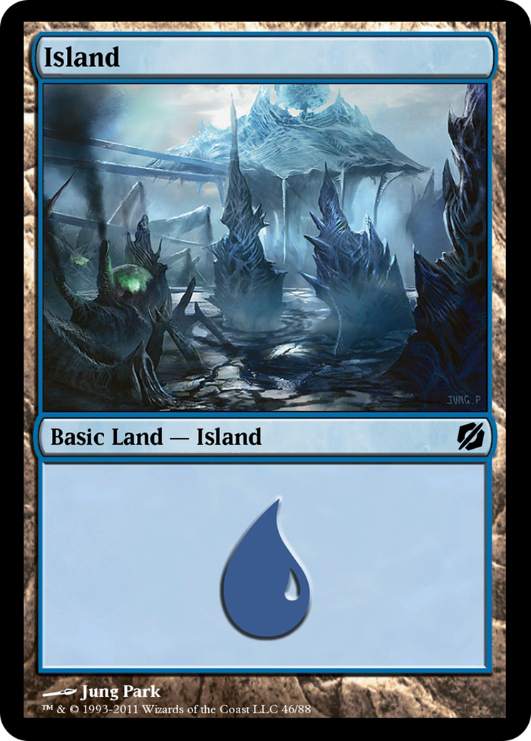 Island (TD2-046) [Duel Decks: Mirrodin Pure vs. New Phyrexia]